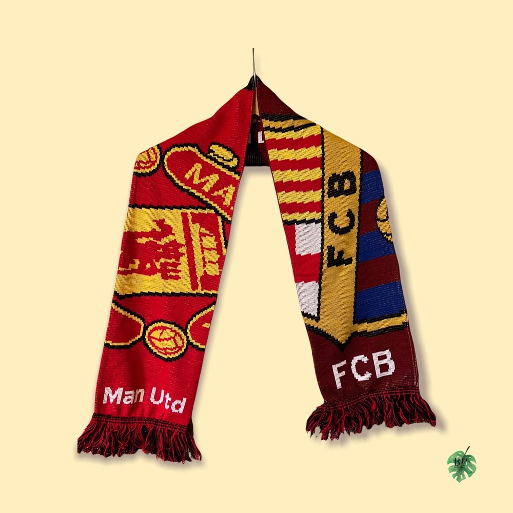 Manchester United vs FC Barcelona Scarf